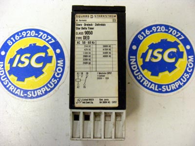 <B>Square D - </B>9050-DED Star Delta Timer